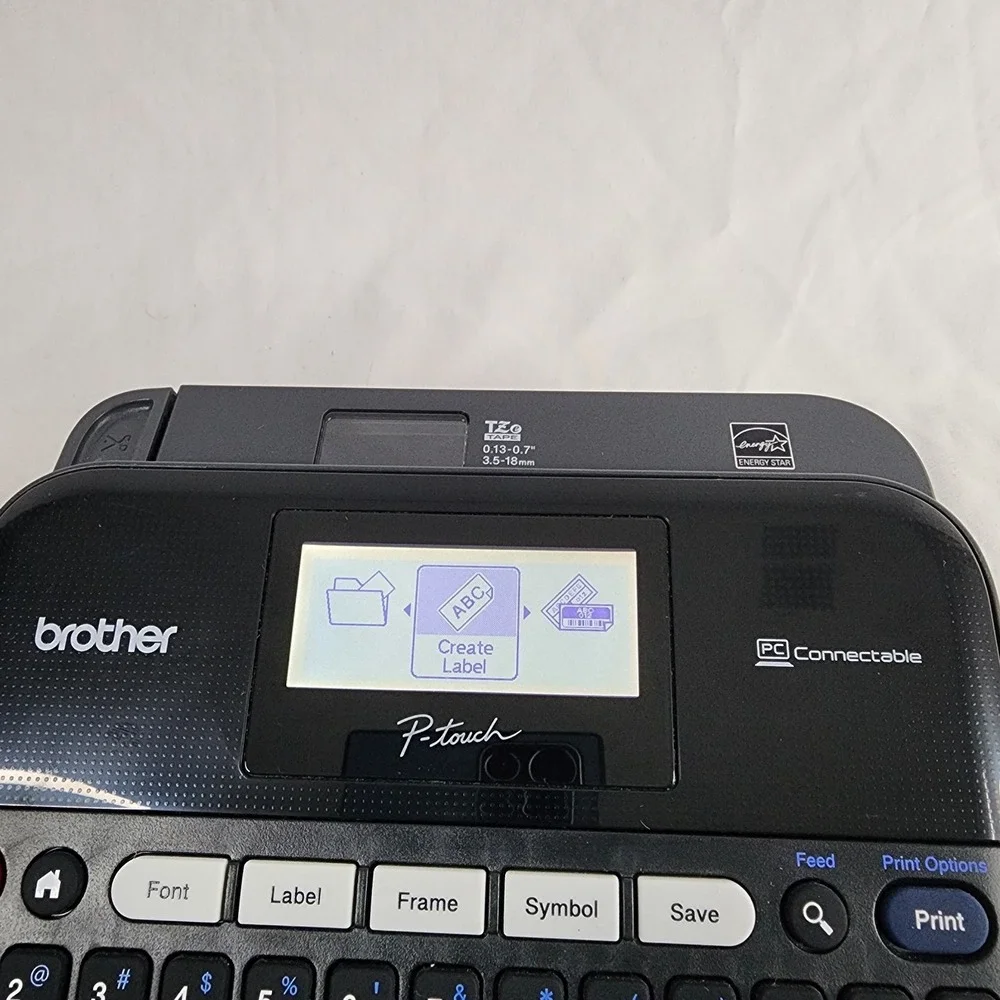 Brother Printer PTD450 PC Connectible Label Maker - Black - Picture 4 of 9